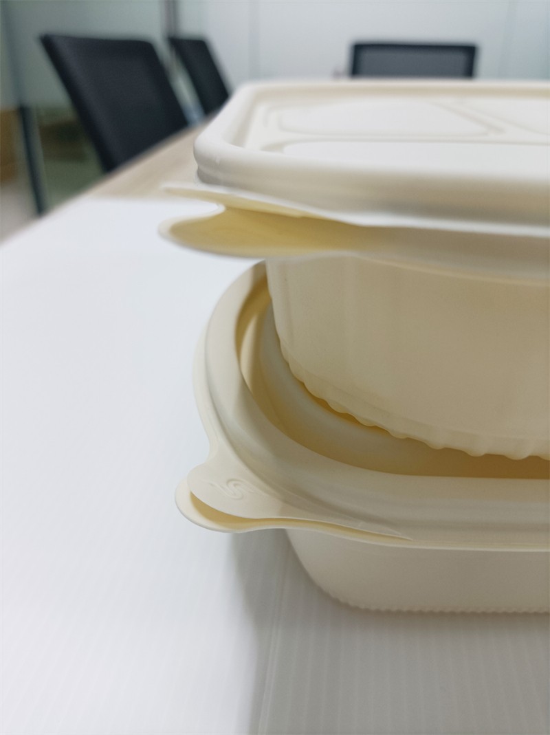 Disposable degradable fast food box
